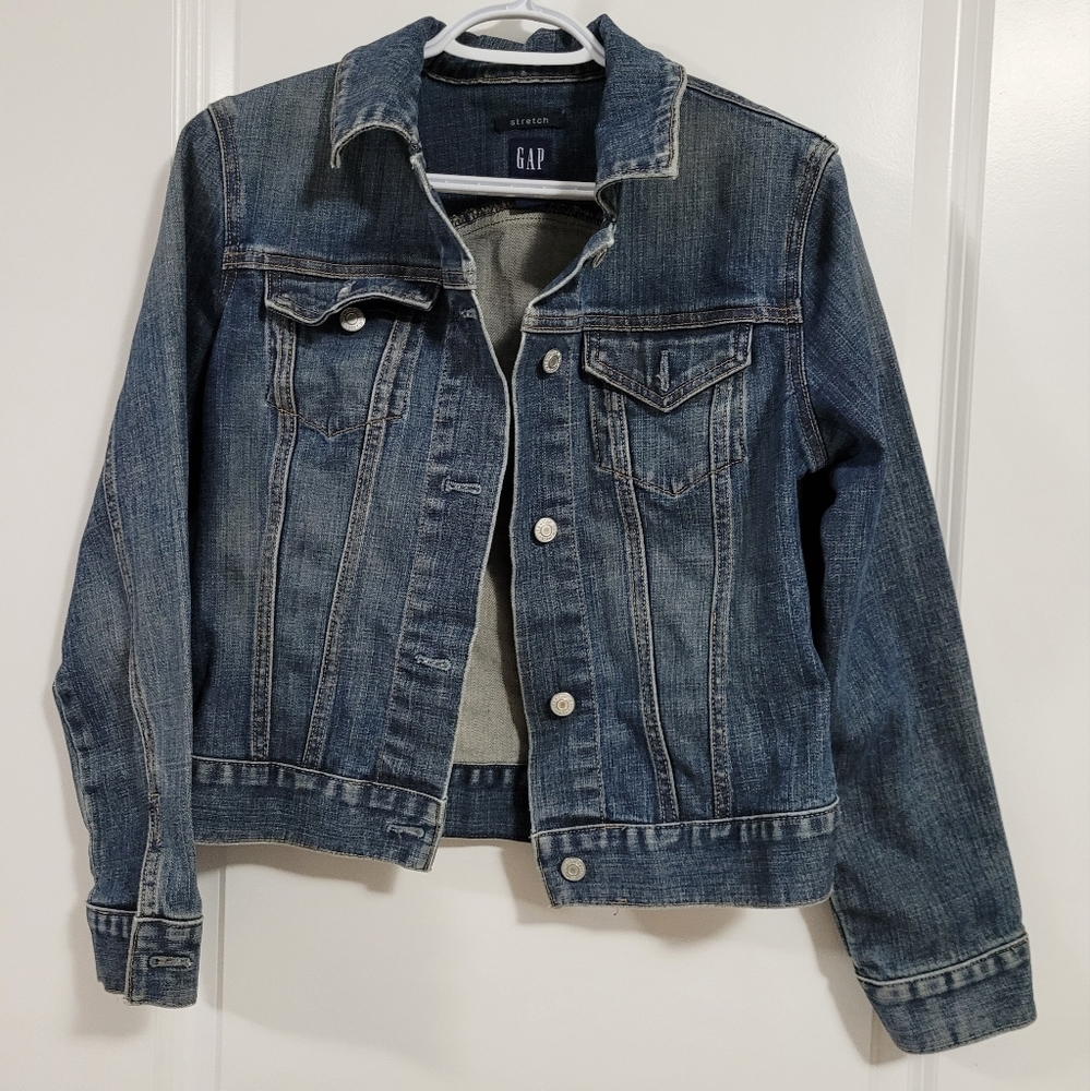 GAP Stretch denim jacket size small